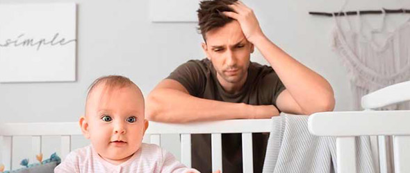 La depressione post-partum colpisce anche il papà